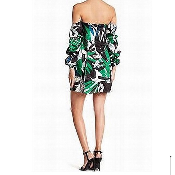 🌿Alexia Admor Tropical Off-Shoulder Sheath Dress - Picture 3 of 6